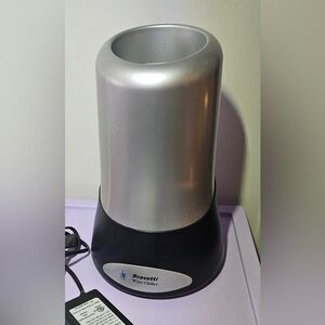 Bialetti Silver and Black wine chiller